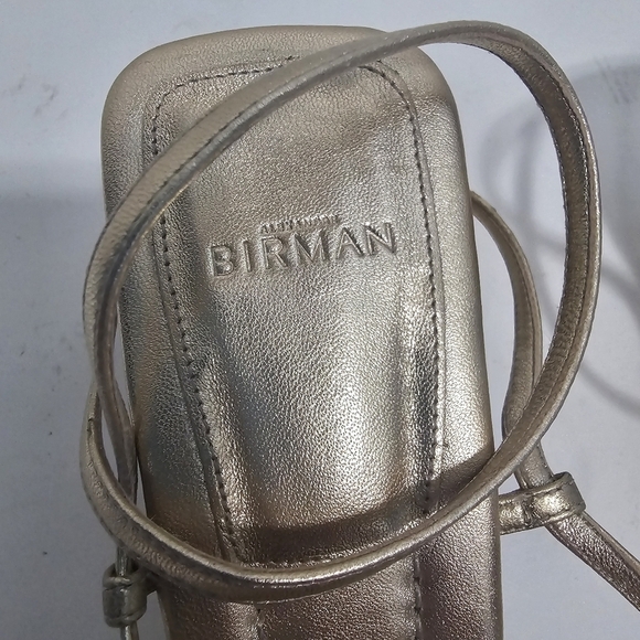 Alexandre Birman Naya Slingback Gold Strappy Heeled Sandal Metalic Evening Holid - Picture 10 of 12